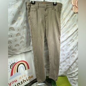 Women's Straight Leg Jeans - Tan